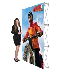 5 ft. RPL Fabric Pop Up Display - 89"h Straight Graphic Package