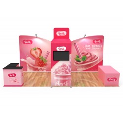 10x20ft Custom Trade Show Booth Q