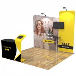 10x10ft Custom Trade Show Booth 03 10x10ft Custom Trade Show Booth 03