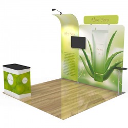 10x10ft Custom Trade Show Booth 16 10x10ft Custom Trade Show Booth 16