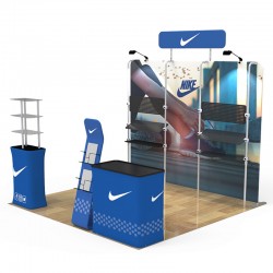 10x10ft Custom Trade Show Booth E 10x10ft Custom Trade Show Booth E