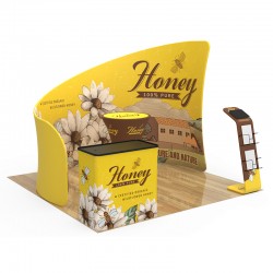 10x10ft Custom Trade Show Booth L