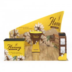 10x10ft Custom Trade Show Booth L