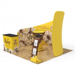 10x10ft Custom Trade Show Booth L