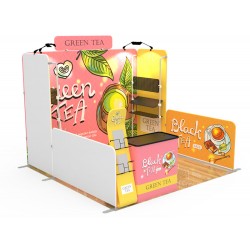 10x10ft Custom Trade Show Booth Y