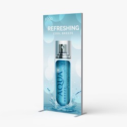 3ft Non-Lit SEG Fabric Stand Graphic Package