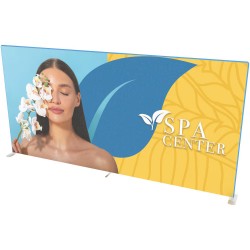 20ft x 10ft EZ Tube Straight Fabric Trade Show Display