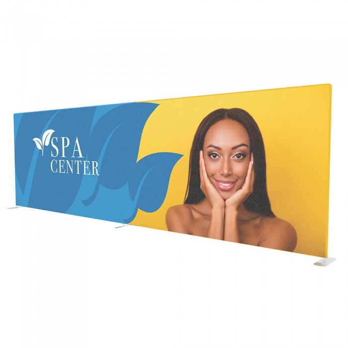 25ft EZ Tube Straight Fabric Trade Show Display