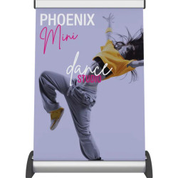 Tabletop Phoenix Mini 400 Banner Stand and Print