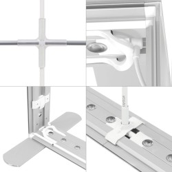 10ft SEG Backlit Fabric Trade Show Display