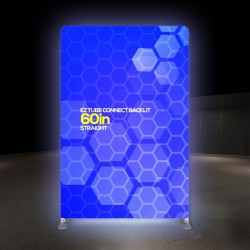 5 ft. EZ Tube Connect Straight Top Backlit Single-Sided (Graphic Package)