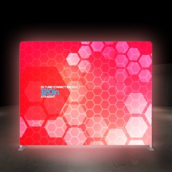 10 ft. EZ Tube Connect Straight Top Backlit Single-Sided (Graphic Package)